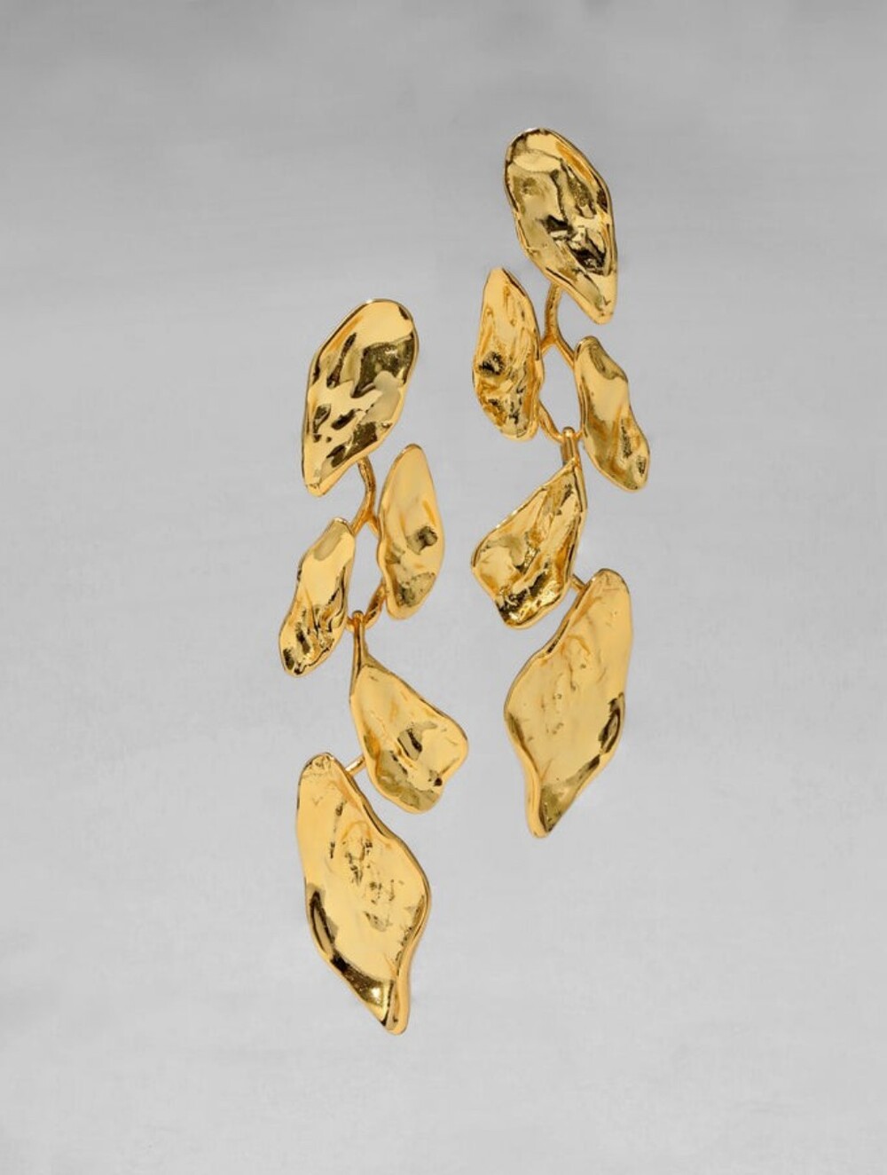 Alexis Bittar Mosaic Molten Gold Post Earring